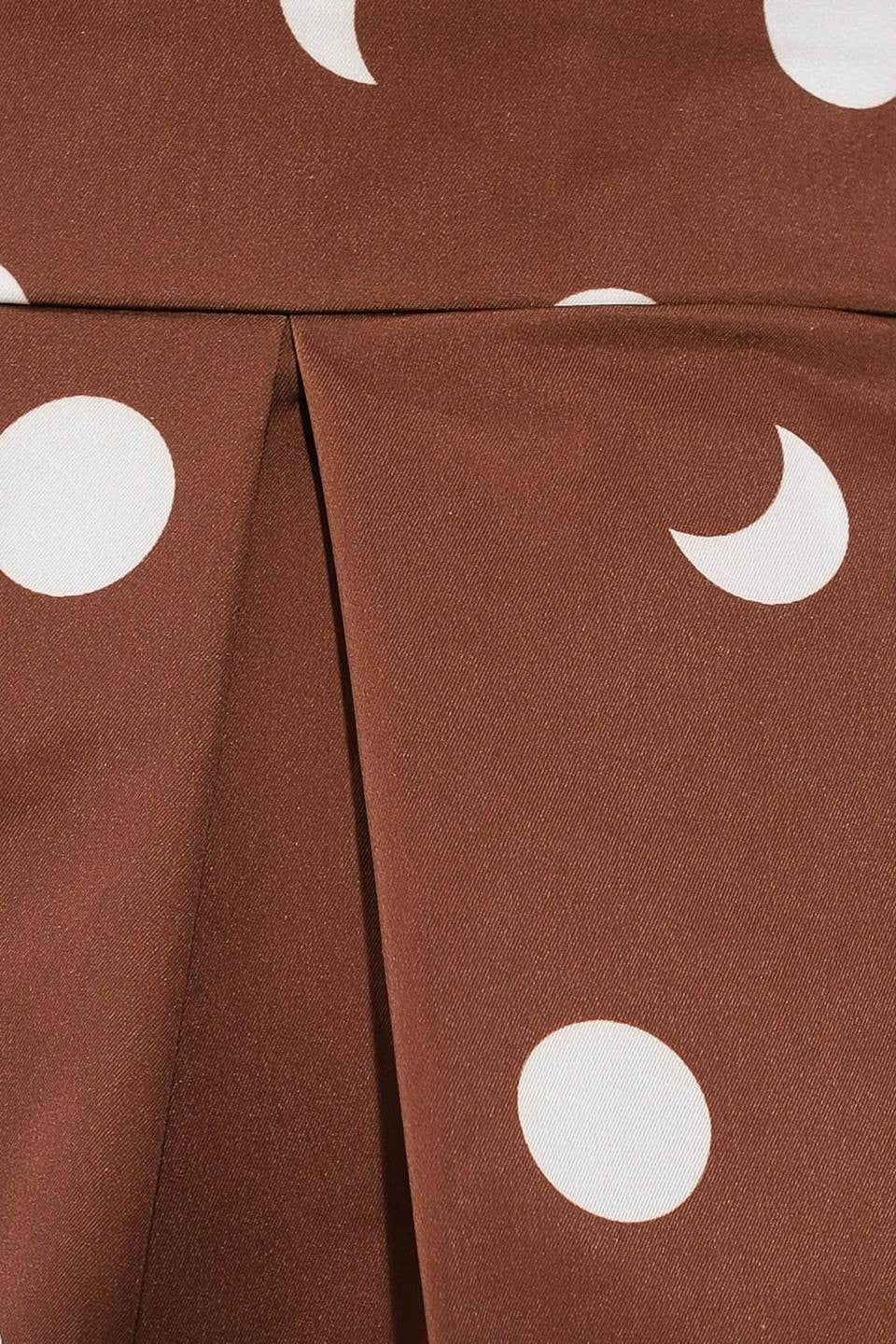 Brown and White Fabric Up Close